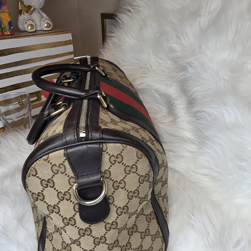 Gucci Sherryline 3 Pc Set. Boston Bag, Wallet, and Keyholder Card Case.